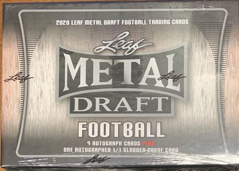 2020 leaf metal draft football jumbo box|leaf metal draft football 2020.